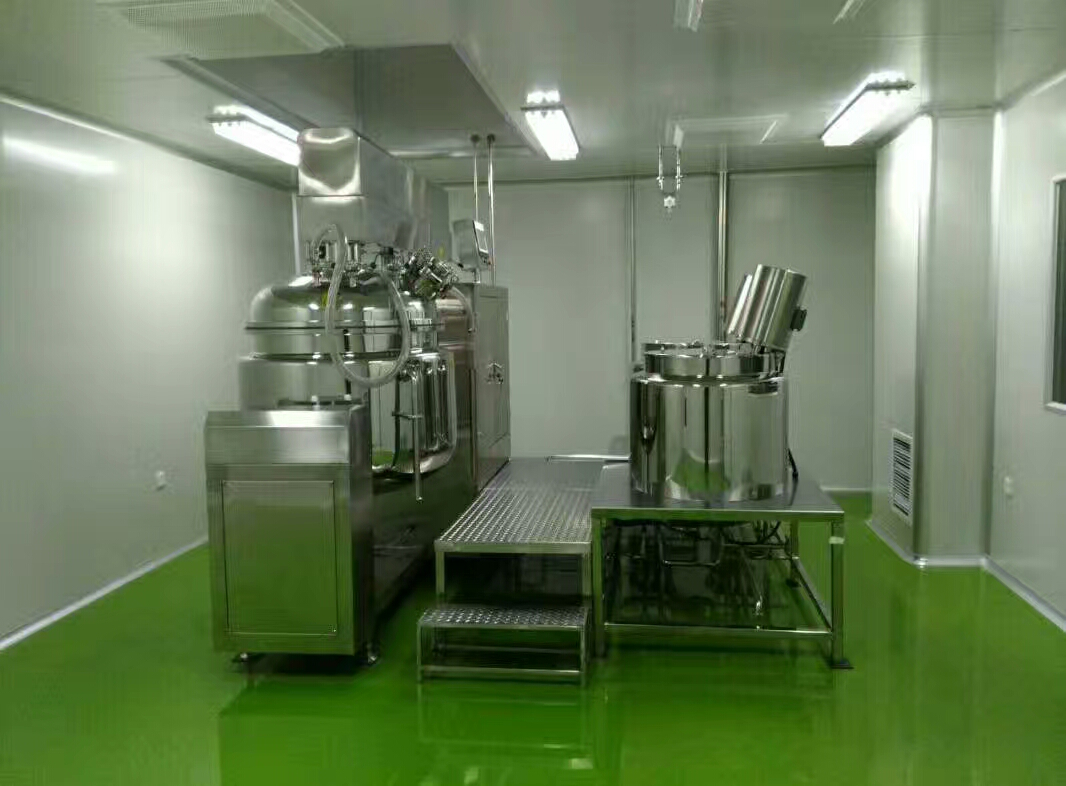 Vacuum emulsify machine